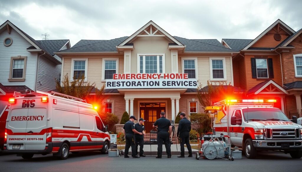 Emergency home restoration